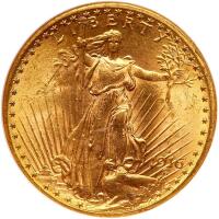 1916-S $20 St. Gaudens