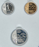 Holy Land Millenium Set of Gold and Silver Coins