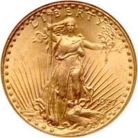 1927 $20 St. Gaudens NGC MS63