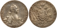 Russia. Rouble, 1768-SPB Ye I. PCGS graded About Unc Detail (Cleaned)
