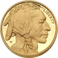 2010-W. Buffalo $50.00 1 oz Gold Gem Proof