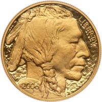 2013-W. $50.00 Gold Buffalo 1 oz .9999 Fine Gem Proof