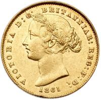 Australia. Sovereign, 1861 (Sydney)