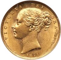 Australia. Sovereign, 1871-S