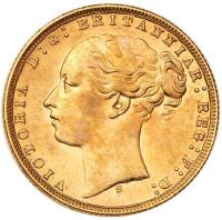 Australia. Sovereign, 1873-S