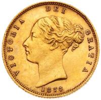 Australia. Half Sovereign, 1877-M