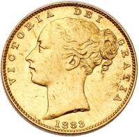 Australia. Sovereign, 1883-M