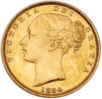 Australia. Sovereign, 1884-S