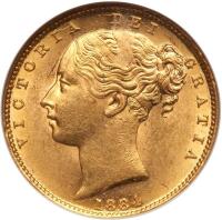 Australia. Sovereign, 1884-S