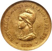 Brazil. 20000 Reis, 1889