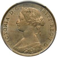 Great Britain. Proof Pattern Halfpenny, 1861