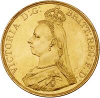 Great Britain. Five Pound, 1887