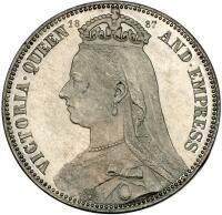 Great Britain. Pattern Penny, Struck in Aluminum, 1887