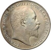 Great Britain. 9-Piece Silver Matte Proof Set, 1902