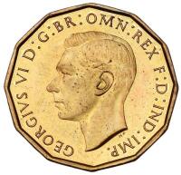 Great Britain. Proof Threepence, 1946