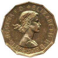 Great Britain. Proof Threepence, 1960