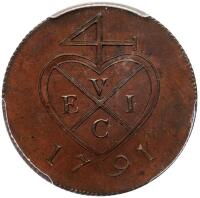 India-Bombay Presidency. Pice, 1791