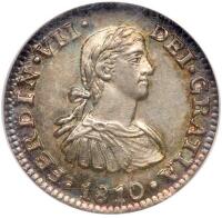 Mexico. &Acirc;&frac12; Real, 1810-Mo TH