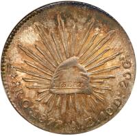 Mexico. 8 Reales, 1877-Oa AE