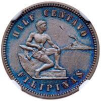 Philippines. Proof &Acirc;&frac12; Centavo, 1903