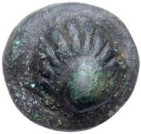 WITHDRAWN - Apulia, Venusia. Aes Grave Teruncius 42 mm, (23.60 g), ca. 215 BC