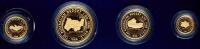 Australia. Nugget Proof Set: 100, 50, 25 and 15 Dollars, 1986