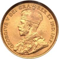 Canada. 5 Dollars, 1914