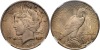 1924 Peace Dollar. NGC graded MS65