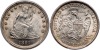 1891 Liberty Seated Quarter Dollar. PCGS graded MS63