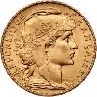 France. 20 Francs, 1910