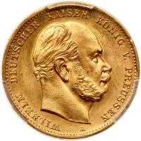 German States: Prussia. 10 Marks, 1873-A