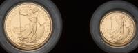 Great Britain. 10 and 25 Pounds Britannia Set, 1987