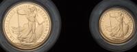 Great Britain. 10 and 25 Pounds Britannia Set, 1987