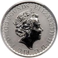 Great Britain. Platinum 100 Pounds, 2020