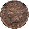 1892 Indian Head Cent. NGC graded PF62 RB iridescent toning - 2