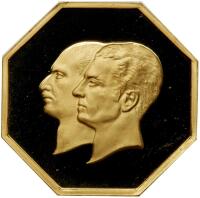 Iran. "Bank Melli 50th Anniversary" Gold Proof Medal, MS2535 (1976)