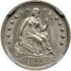 1855 Liberty Seated Half Dime. NGC graded MS64 - 2