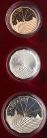 Israel. Gold 5 New Sheqalim plus Silver &Acirc;&frac12; and 1 Sheqel, 1989