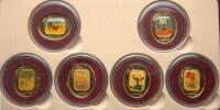 Israel. 12 Tribes of Israel in Color (Salvador Dali), State Gold Medals, 1993-1996