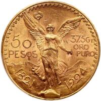 Mexico. 50 Pesos, 1924