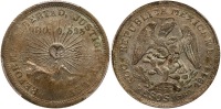 Mexico: Guerrero. 2 Peso, 1914-GRO. PCGS graded MS62