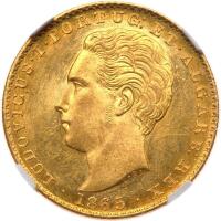 Portugal. 2000 Reis, 1865