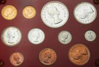 South Africa. Proof Set with Gold Sovereign and &Acirc;&frac12; Sovereign, 1955
