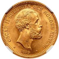 Sweden. 20 Kroner, 1899-EB