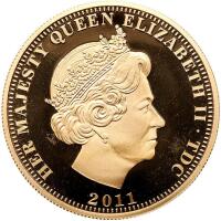 Tristan da Cunha. Double Sovereign, 2011