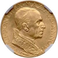 Vatican. 100 Lire, 1944