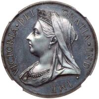 Australia. Victoria 1901-dated Australia 'Double Florin or Four Shillings.'