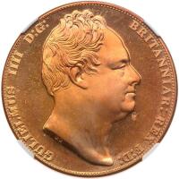 Great Britain. William IV undated Great Britain 'Crown'