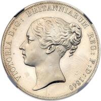 Great Britain. Victoria 1840-dated Great Britain 'Crown'.