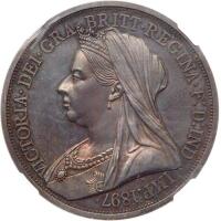 Great Britain. Victoria 1897-dated Great Britain 'Crown.'